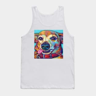 Junior the Chiweenie by artist Robert Phelps Tank Top